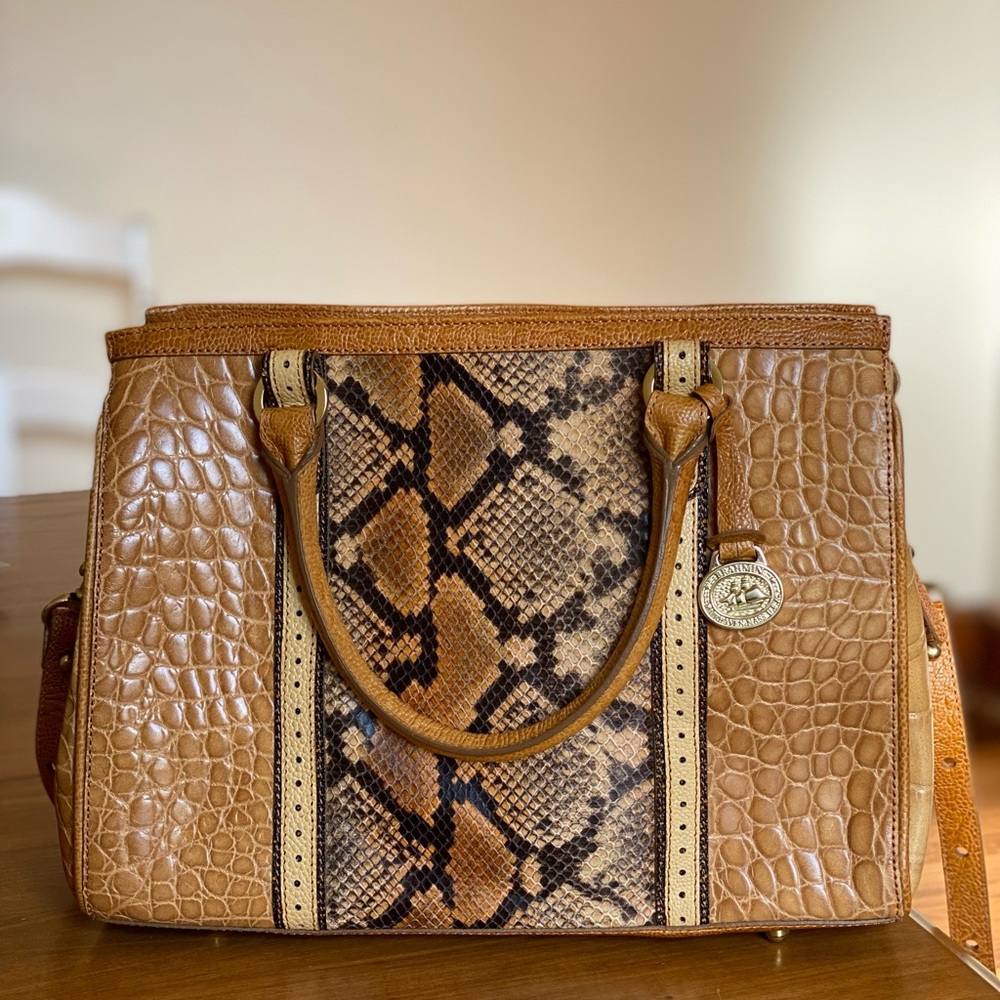 NWOT Brahmin Addie Gallery Nova Reptile Bag